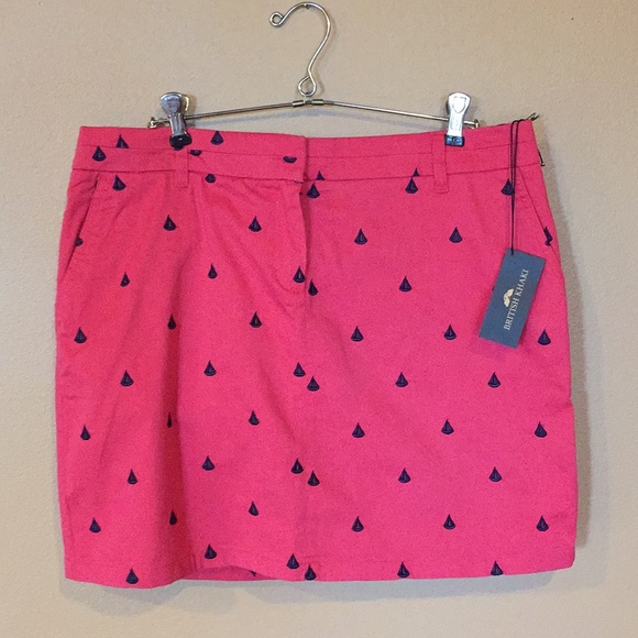 British Khaki Dresses & Skirts - NWT Pink British Khaki Sailboat Skirt